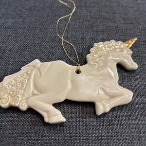 Elegant Lennox Unicorn Ornament